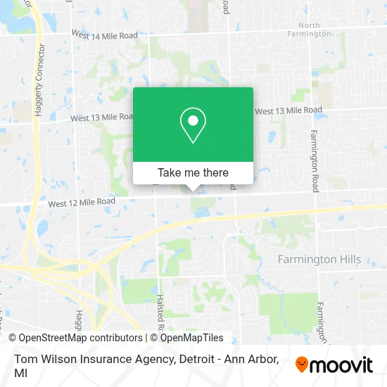 Tom Wilson Insurance Agency map