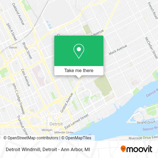 Detroit Windmill map