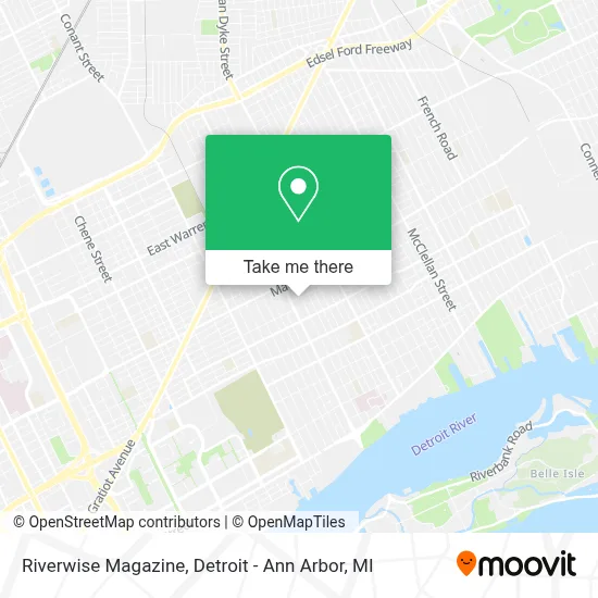 Riverwise Magazine map