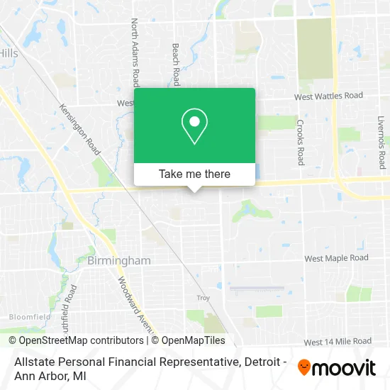 Allstate Personal Financial Representative map