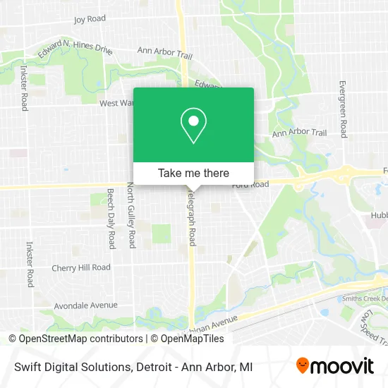 Swift Digital Solutions map