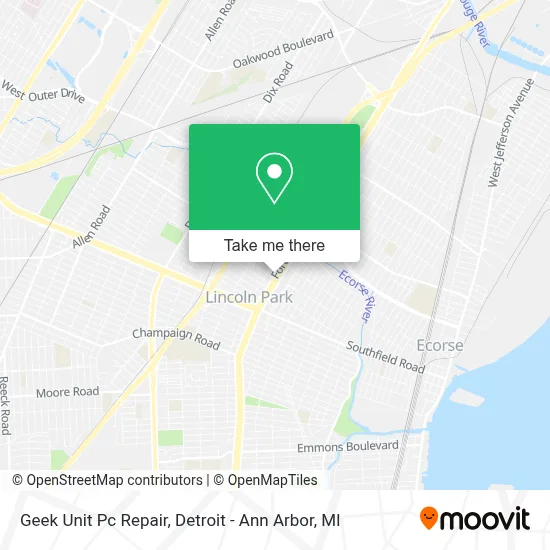 Geek Unit Pc Repair map
