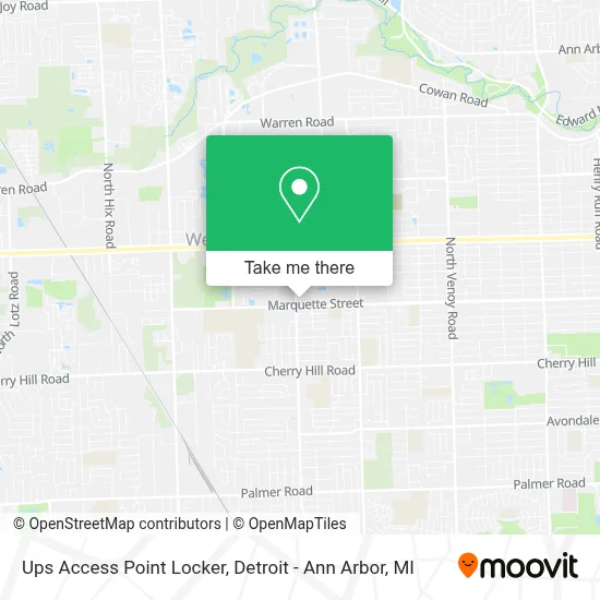 Ups Access Point Locker map