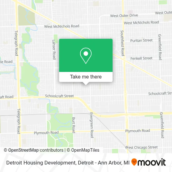 Detroit Housing Development map