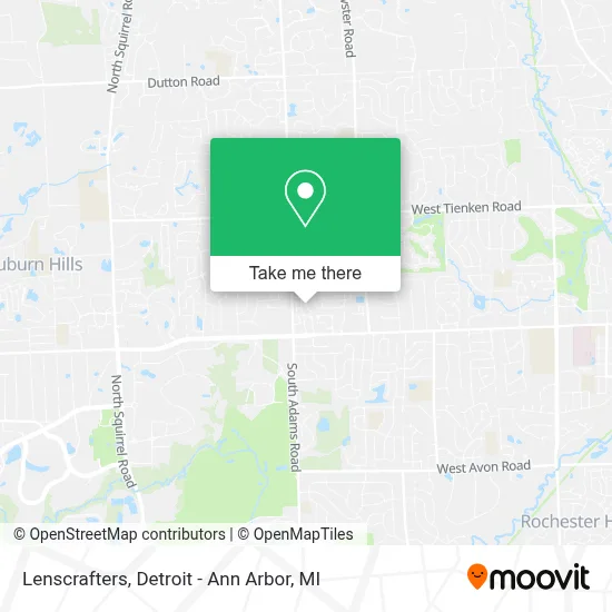 Lenscrafters map