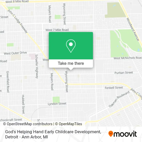 God's Helping Hand Early Childcare Development map