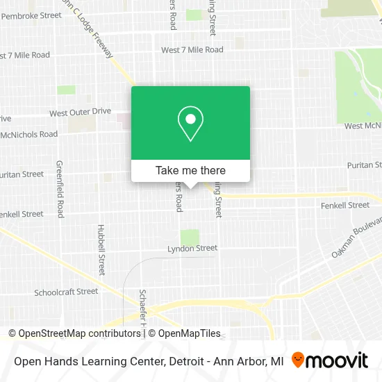 Open Hands Learning Center map