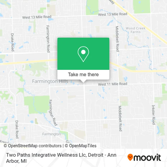 Two Paths Integrative Wellness Llc map