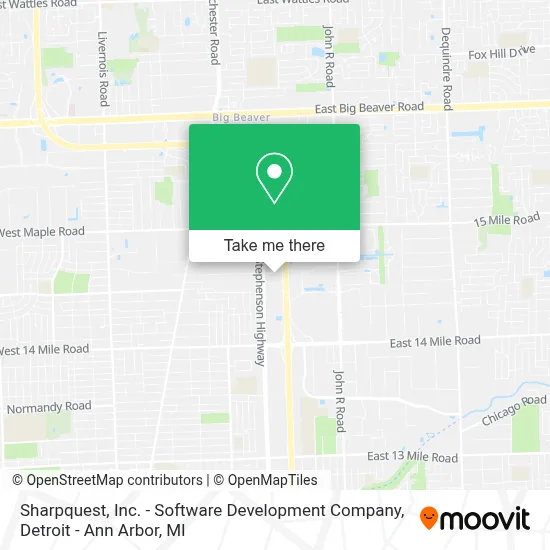 Sharpquest, Inc. - Software Development Company map