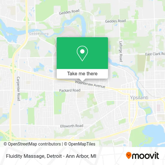 Fluidity Massage map