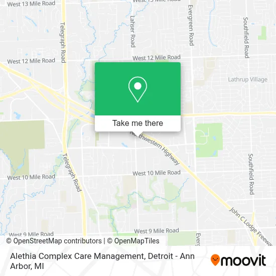 Alethia Complex Care Management map