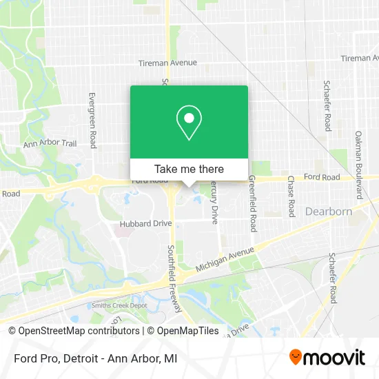 Ford Pro map