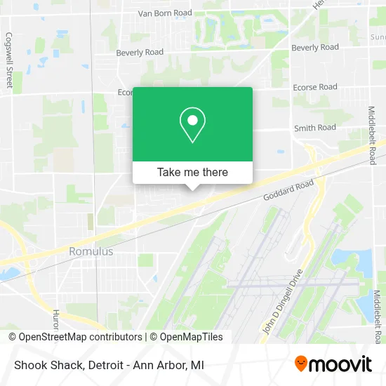 Shook Shack map