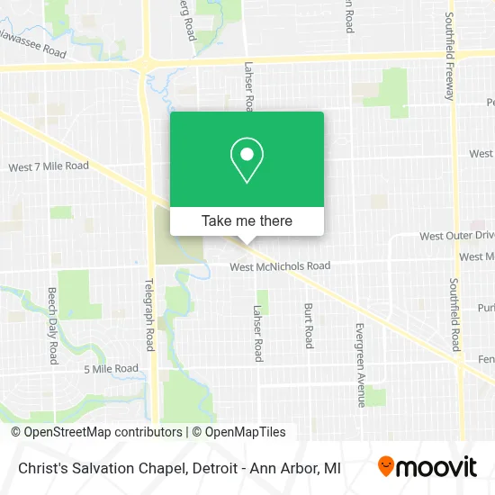 Christ's Salvation Chapel map