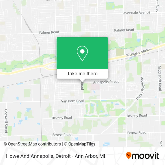 Howe And Annapolis map