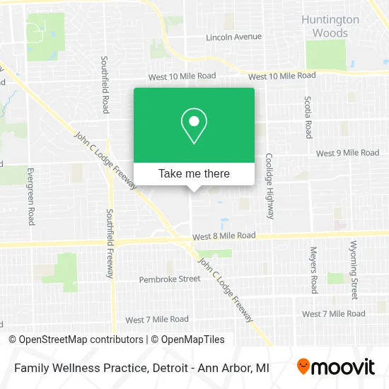 Family Wellness Practice map