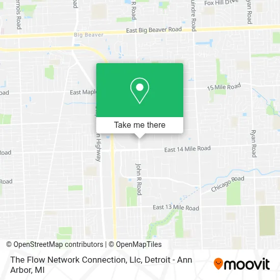 The Flow Network Connection, Llc map