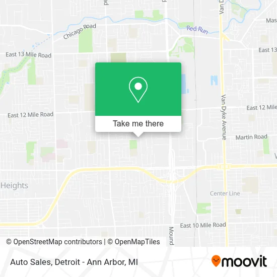 Auto Sales map