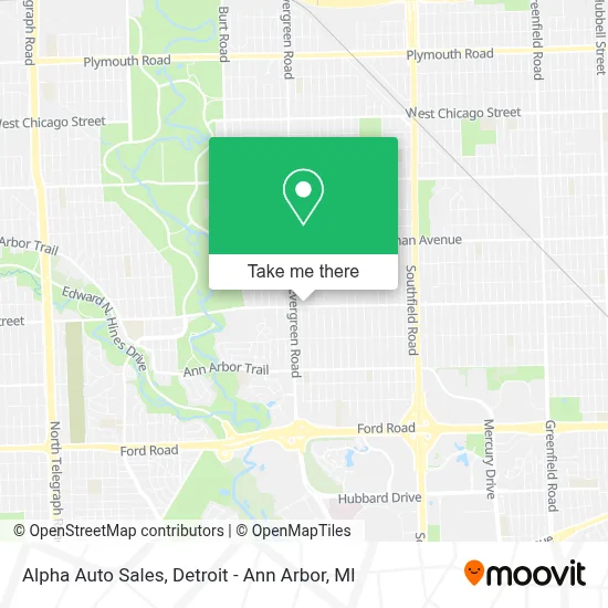 Alpha Auto Sales map