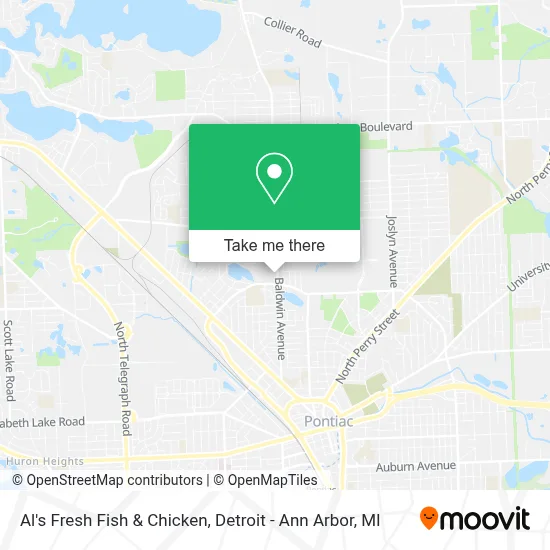 Al's Fresh Fish & Chicken map