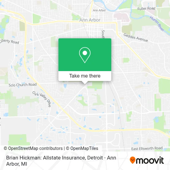 Brian Hickman: Allstate Insurance map