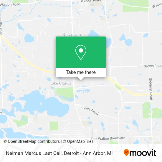 Neiman Marcus Last Call map