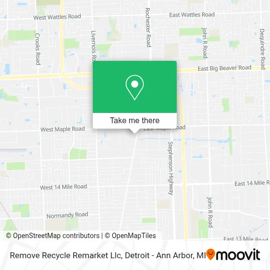 Remove Recycle Remarket Llc map