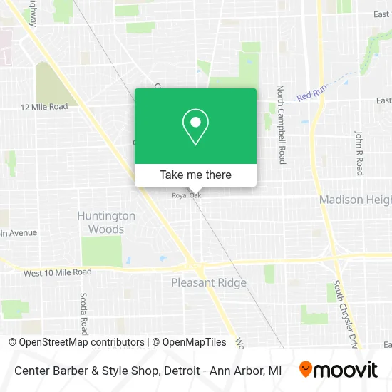 Center Barber & Style Shop map