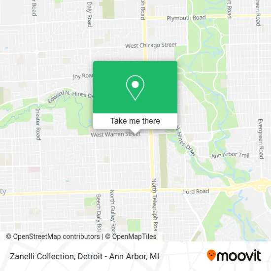 Zanelli Collection map