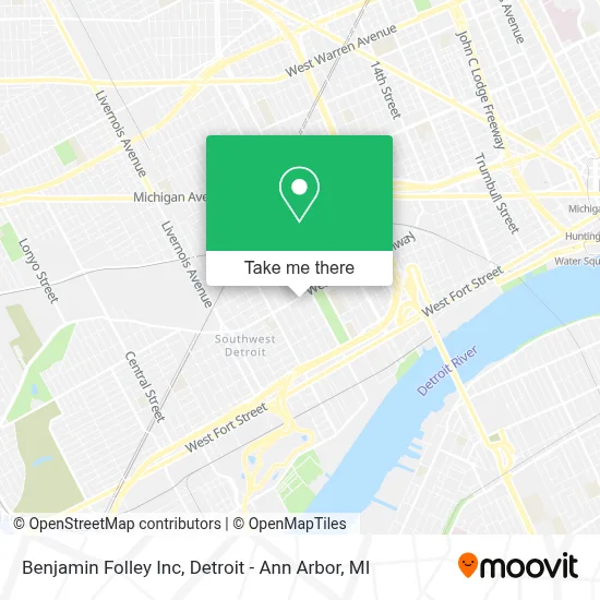 Benjamin Folley Inc map