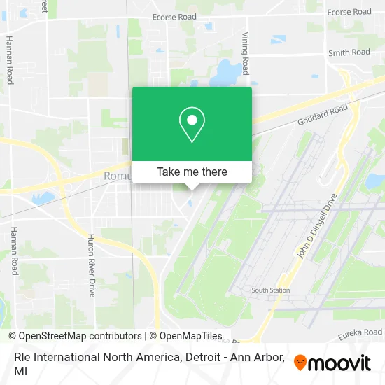 Rle International North America map