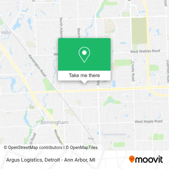 Argus Logistics map