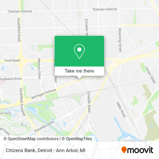 Citizens Bank map