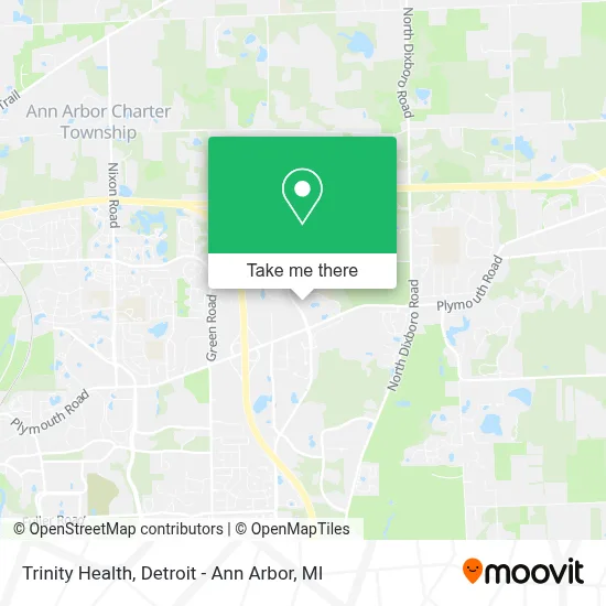 Trinity Health map