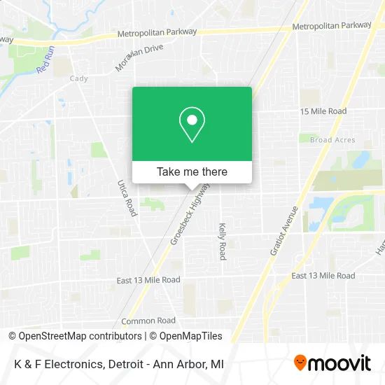 K & F Electronics map