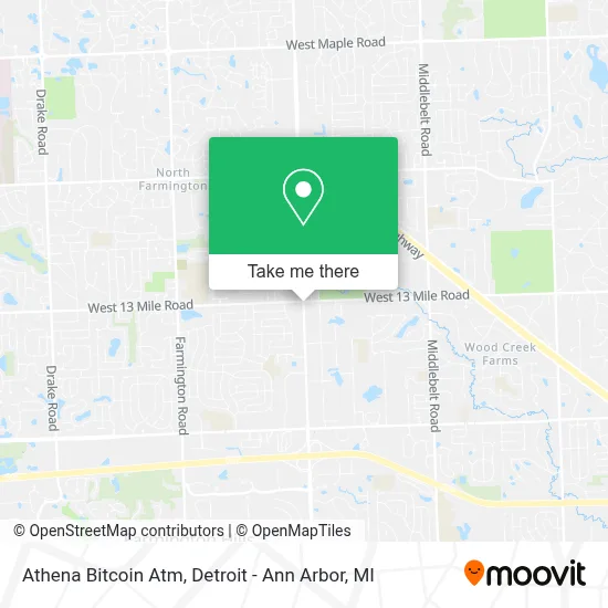 Athena Bitcoin Atm map