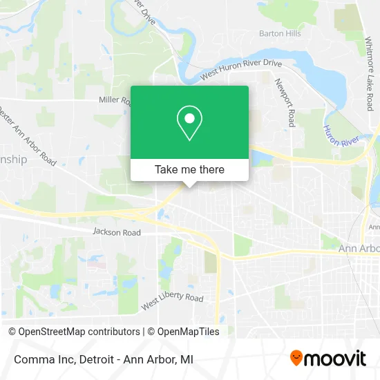 Comma Inc map
