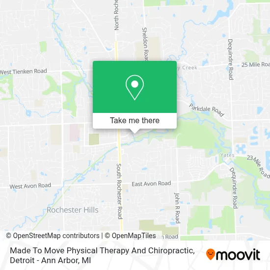 Made To Move Physical Therapy And Chiropractic map