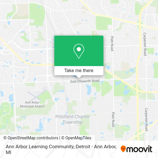 Ann Arbor Learning Community map