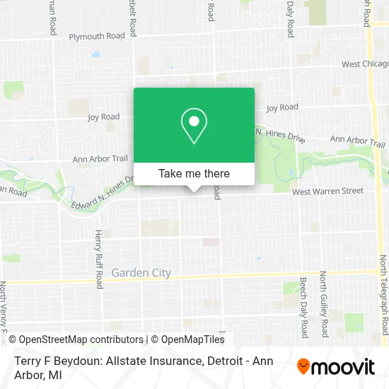 Terry F Beydoun: Allstate Insurance map