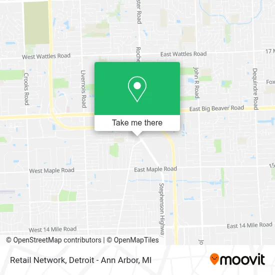 Retail Network map