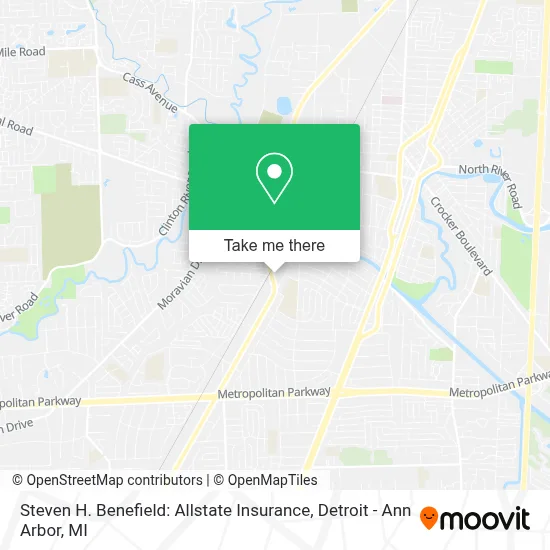 Steven H. Benefield: Allstate Insurance map