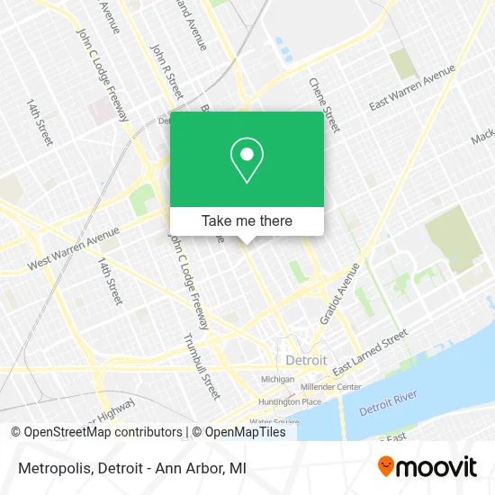 Metropolis map
