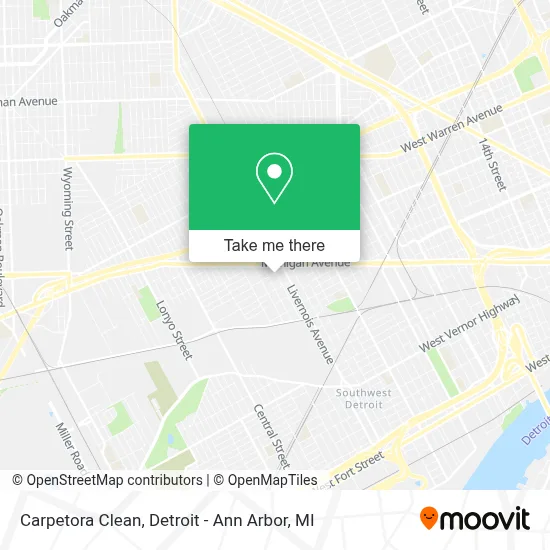 Carpetora Clean map