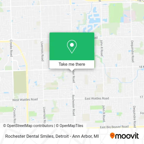 Rochester Dental Smiles map