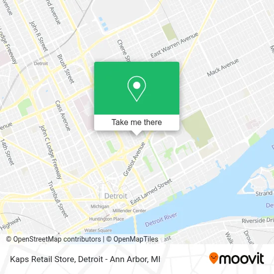 Kaps Retail Store map