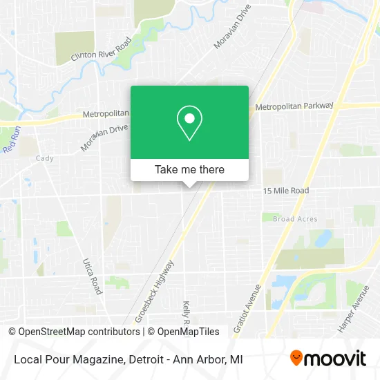 Local Pour Magazine map