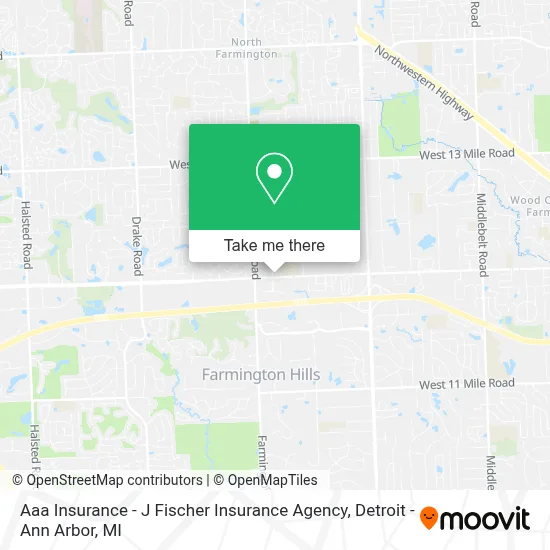 Aaa Insurance - J Fischer Insurance Agency map