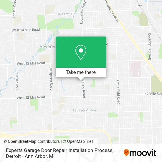 Experts Garage Door Repair Installation Process map