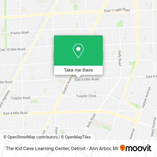 The Kid Cave Learning Center map